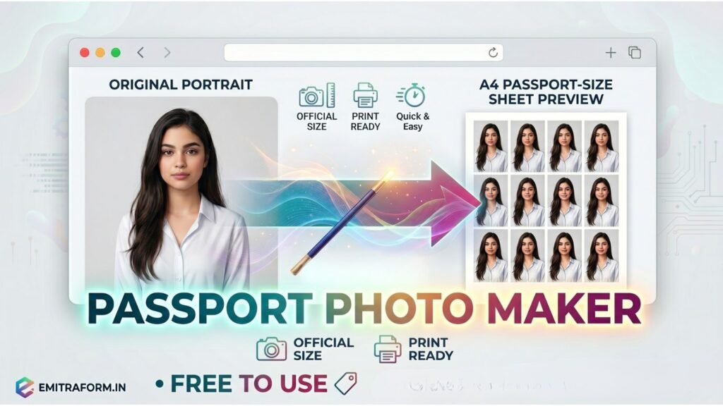 Online Passport Size Photo Maker