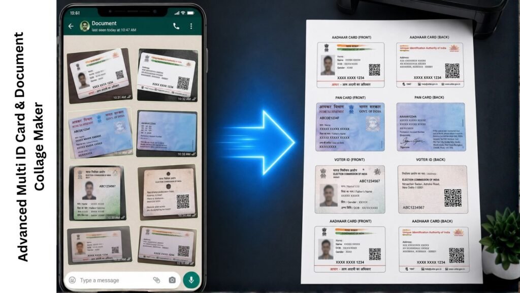 Advanced Multi ID Card & Document Collage Maker