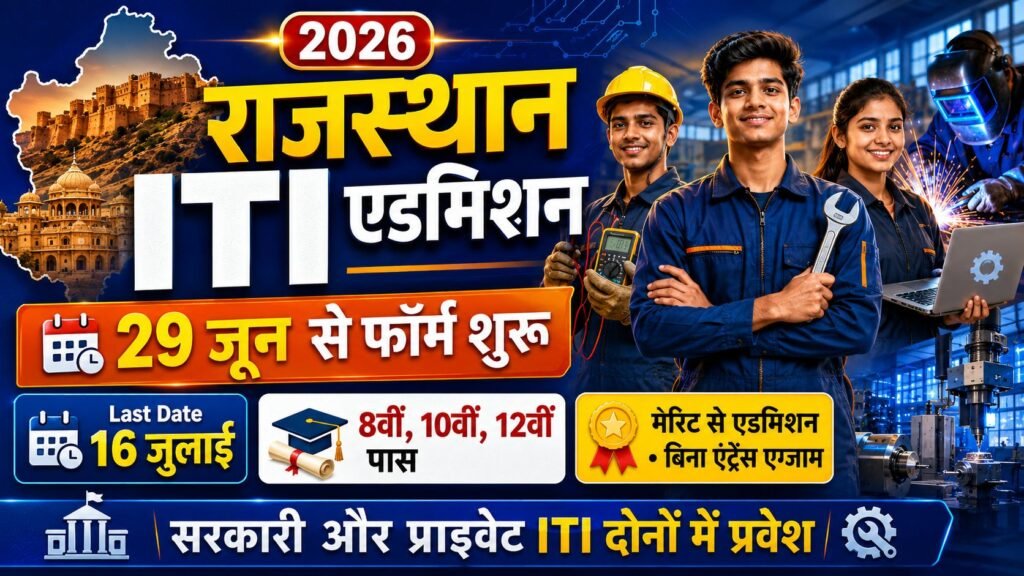 Rajasthan ITI Admission 2026